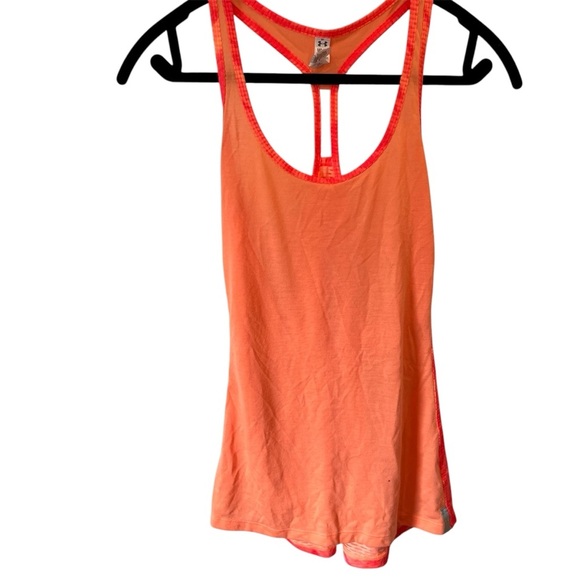 Under Armour Orange Running Tank Top - Picture 1 of 6